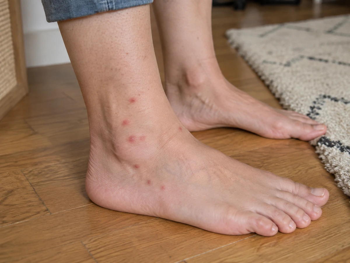 Bites on your ankles in the morning, with no pets at home: identification photo (household insects)