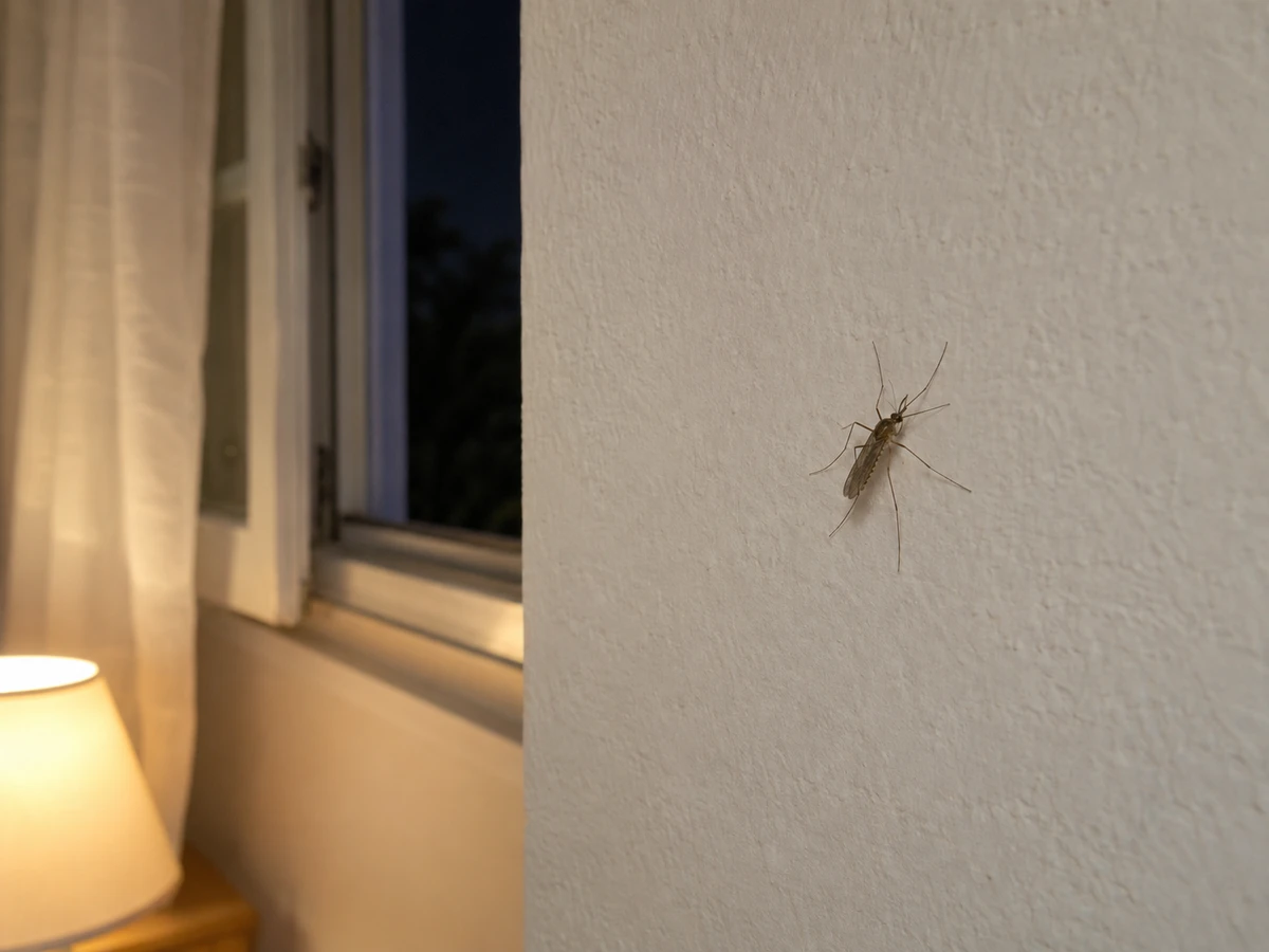 A buzz at 3 a.m. and a single bump in the morning: identification photo (mosquitoes)