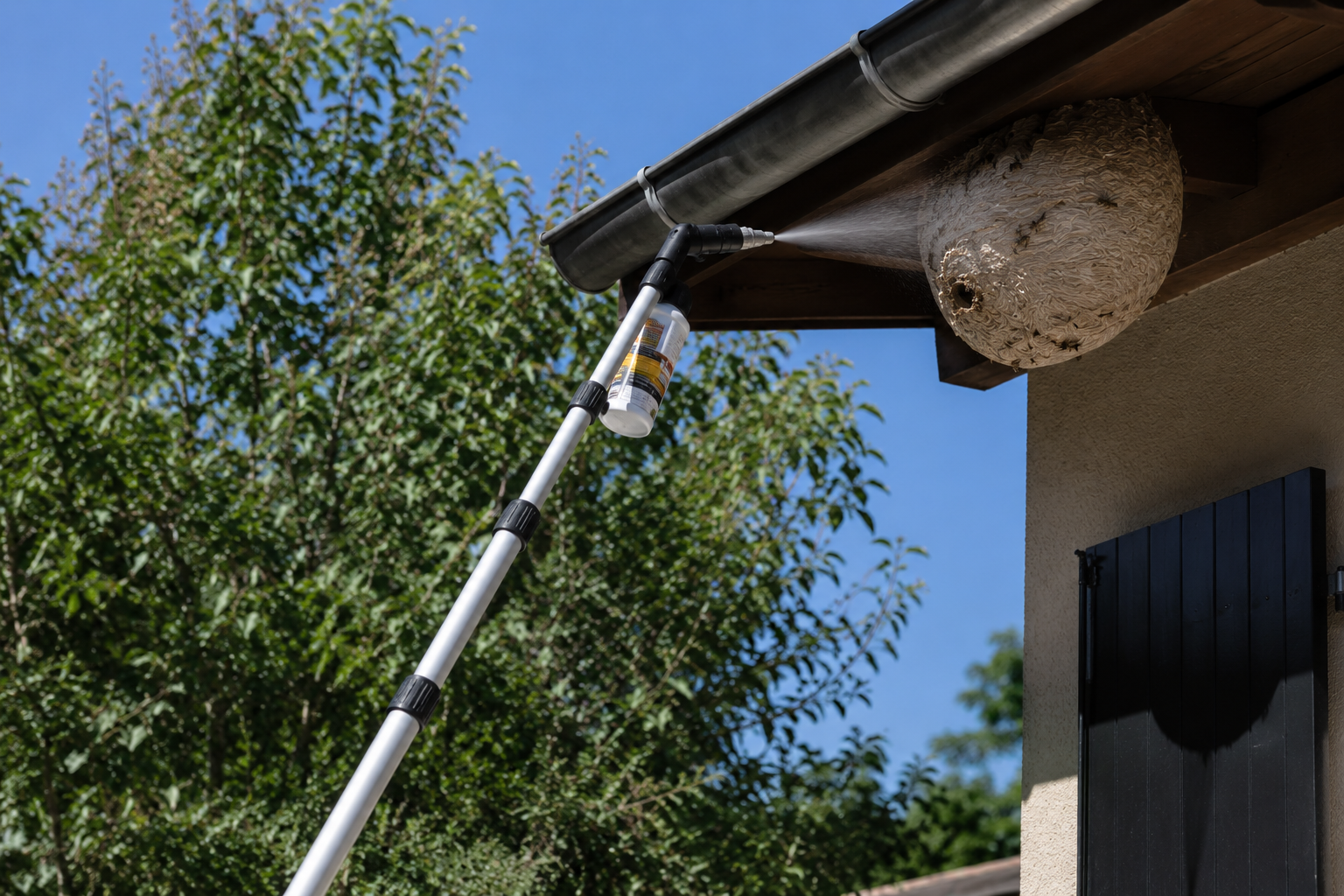 How to Destroy a Hornet Nest High Up With a Telescopic Pole (2026)